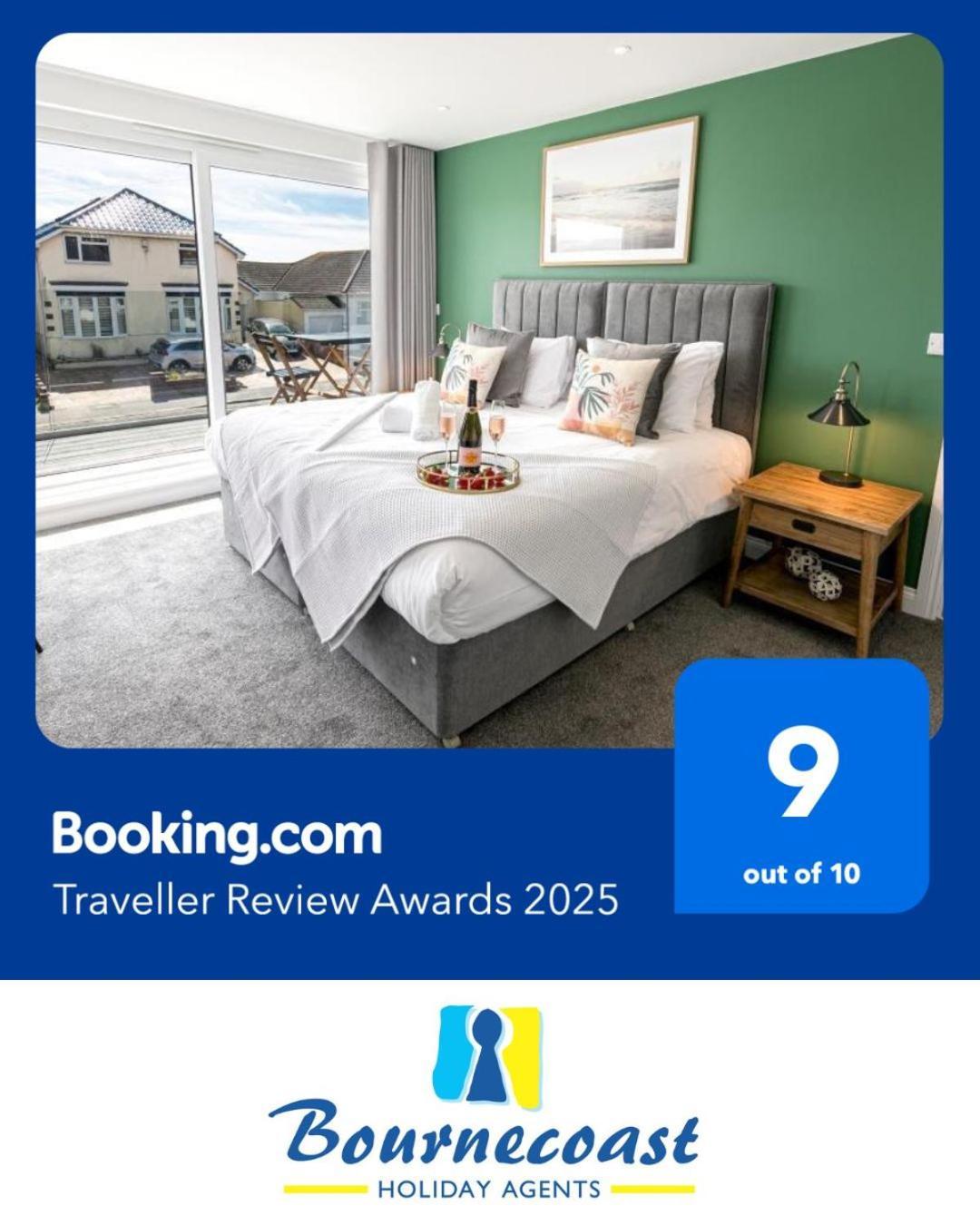 Bournecoast - Stylish Flat With Balcony - Sea Glimpses - 10 Min Walk To Beach - Parking - Wifi - Fm8406 Bournemouth Exteriör bild